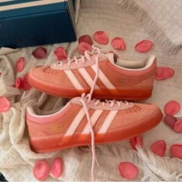 Adidas Women's Pink and Orange Platform Sneakers casual❤️❤️❤️ - Picture 4 of 7